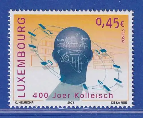 Luxemburg 2003 400 Jahre Athenäum Mi.-Nr. 1609 **/MNH