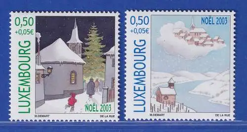 Luxemburg 2003 Weihnachten  Mi.-Nr. 1620-21 **/MNH