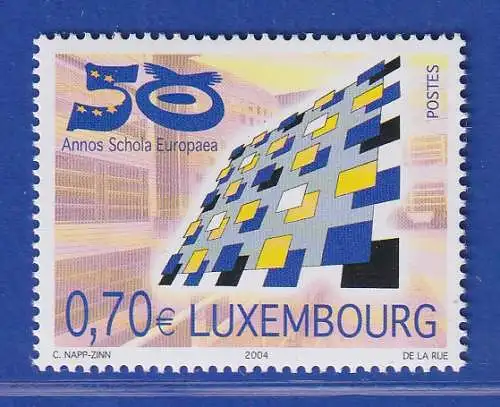 Luxemburg 2004 50 Jahre Europäische Schulen Mi.-Nr. 1645 **/MNH