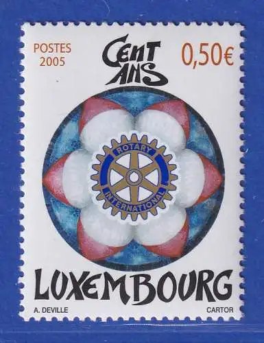 Luxemburg 2005 100 Jahre Rotary International Mi.-Nr.1669 **/MNH