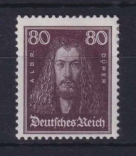 Dt. Reich 1926 Albrecht Dürer 80Pfg Mi.-Nr. 397 ungebraucht *