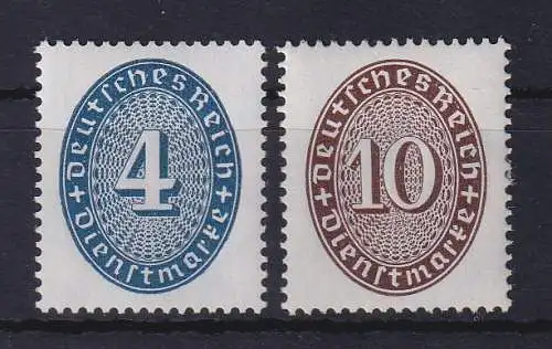 Dt. Reich 1933 Dienstmarken Mi.-Nr. 130-131 postfrisch **