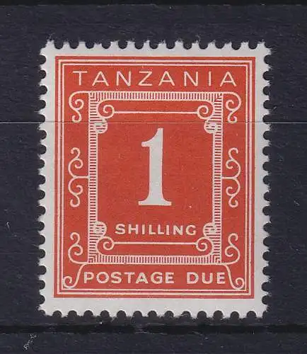 Tansania 1969 Portomarke 1 Shilling Mi.-Nr. 12 postfrisch **