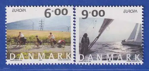 Dänemark 2004 Mi.-Nr. 1375-1376 Europa: Ferien  **/MNH