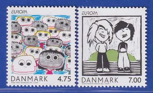 Dänemark 2006 Mi.-Nr. 1444-1445  Europa: Integration. **/MNH