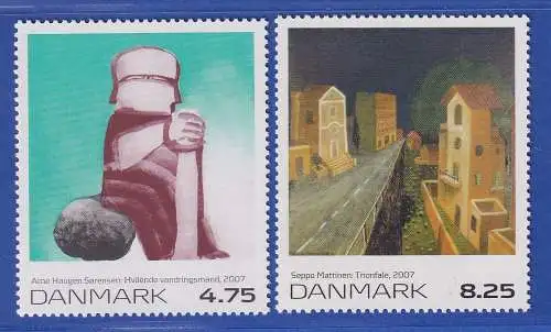 Dänemark 2007 Mi.-Nr. 1468-1469 moderne Kunst  **/MNH