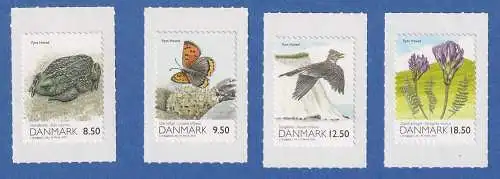 Dänemark 2010 Mi.-Nr. 1556-1559 Natur: Fyns Hoved auf Fünen  **/MNH