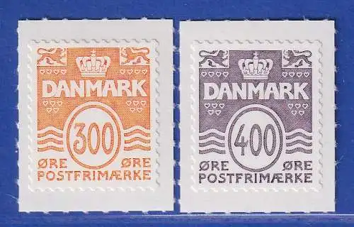 Dänemark 2010 Mi.-Nr. 1565-1566  Freimarken: Wellenlinien mit 18 Herzchen **/MNH