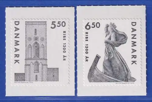 Dänemark 2010 Mi.-Nr. 1569-1570  1300 Jahre Stadt Ribe.  **/MNH