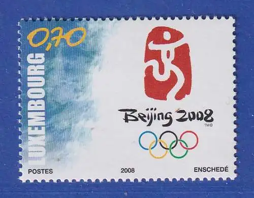 Luxemburg 2008 Olympische Sommerspiele Peking Mi.-Nr. 1781 **/MNH