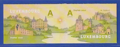 Luxemburg 2010 Tourismus Schlösser Mi.-Nr. 1859-60 **/MNH