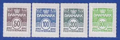 Dänemark 2010 Mi.-Nr.1575-1578  Freimarken: Wellenlinien mit 18 Herzchen  **/MNH