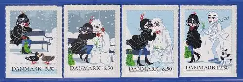 Dänemark 2010 Mi.-Nr.1624-1627A  Wintermärchen  **/MNH