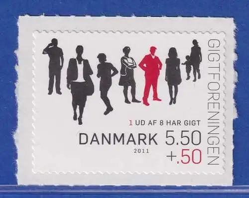 Dänemark 2011 Mi.-Nr.1628A  15 Jahre Dänische Gichtvereingung  **/MNH