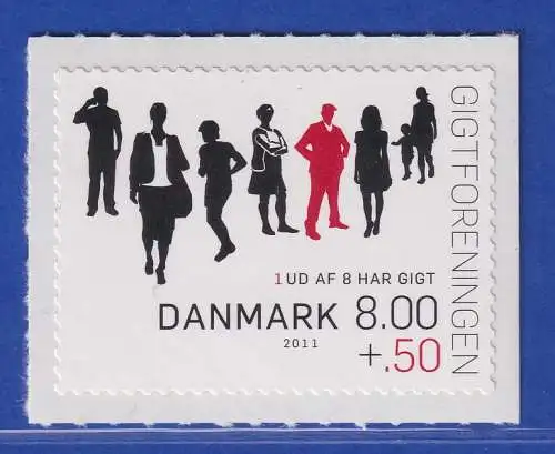 Dänemark 2011 Mi.-Nr.1633  15 Jahre Dänische Gichtvereingung  **/MNH