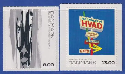 Dänemark 2011 Mi.-Nr.1638-1639  Moderne Kunst  **/MNH