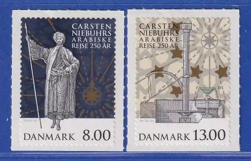 Dänemark 2011 Mi.-Nr.1648-1649 250 Jahre Arabische Reise Carsten Nieb **/MNH