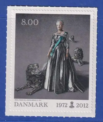 Dänemark 2011 Mi.-Nr.1692  40 Jahre Regentschaft Königin Margrethe II. **/MNH