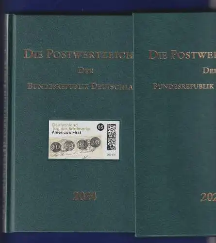 Briefmarken JAHRBUCH Bundesrepublik Deutschland 2024 kpl. bestückt mit Schuber.