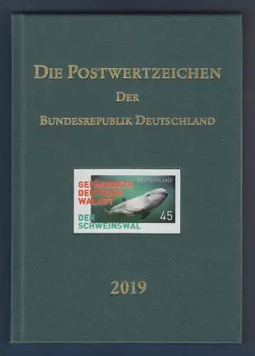 Briefmarken JAHRBUCH Bundesrepublik Deutschland 2019 kpl. bestückt mit Schuber.