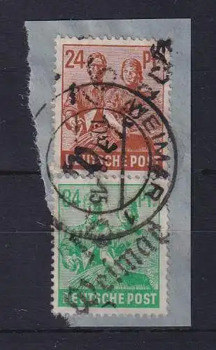 SBZ Bezirkshandst. Bez.16 Weimar Mi.-Nr. 174 III, 181 III O WEIMAR a. Briefstück