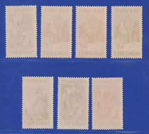 Saargebiet 1929 Volkshilfe Gemälde Mi.-Nr. 135-140 postfrisch **