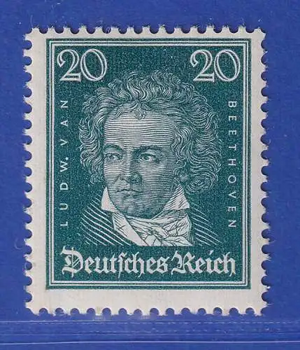 Dt. Reich 1926 20Pfg Beethoven Mi.-Nr. 392X postfrisch **