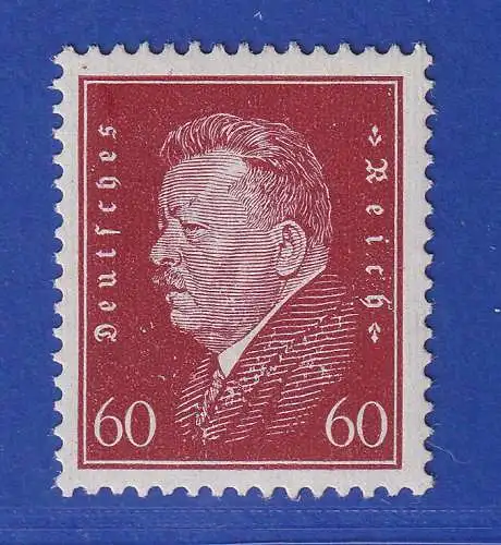 Dt. Reich 1928 Reichspräsident Ebert 60 Pfg. Mi.-Nr. 421 postfrisch **