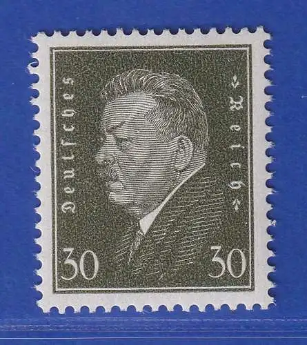 Dt. Reich 1928 Reichspräsident Ebert 30 Pfg. Mi.-Nr. 417 ** gpr. SCHLEGEL BPP