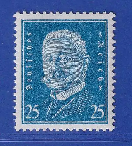 Dt. Reich 1928 Hindenburg 25 Pfg. Mi.-Nr. 416 postfrisch ** gpr. SCHLEGEL BPP