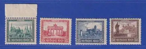 Dt. Reich 1930 Nothilfe Bauwerke Mi.-Nr. 450-453 postfrisch **