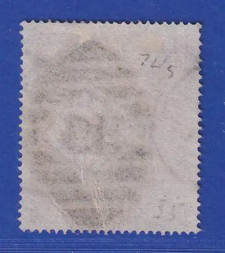 Großbritannien 1867 Queen Victoria 5 Shilling rosa Mi.-Nr. 35 mit Nummern-O