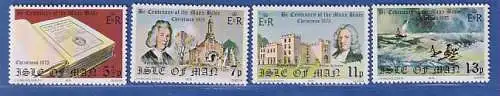 Isle of Man 1975 Weihnachten 200 Jahre Manx-Bibel Mi.-Nr. 68-71 Satz kpl. **/MNH