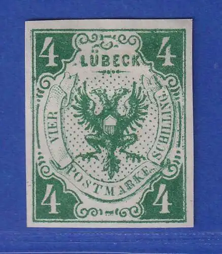 Lübeck 1859 Wappen 4 Schilling Mi.-Nr. 5a (*)