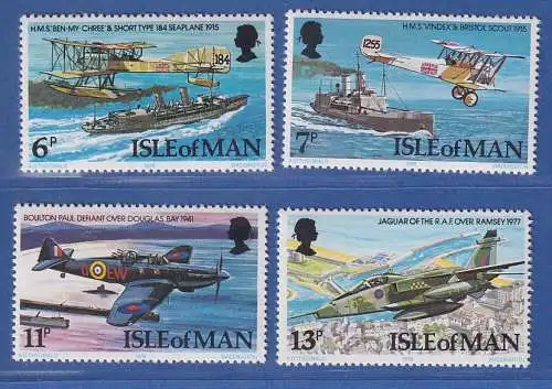 Isle of Man 1978 Royal Air Force RAF Mi.-Nr. 118-21 Satz kpl. **/MNH