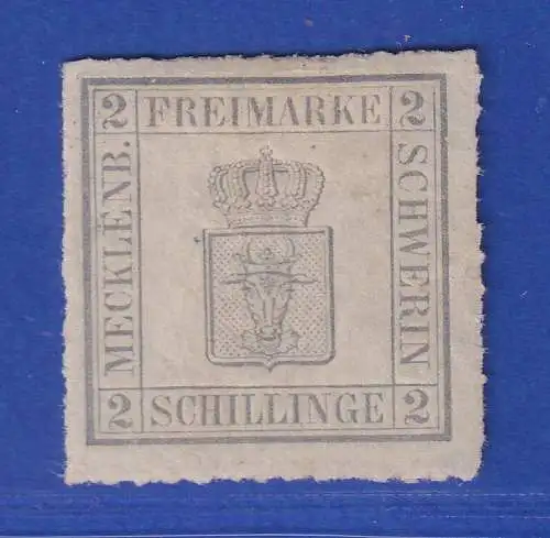 Mecklenburg-Schwerin 1867 Wappen 2 Schillinge Mi.-Nr. 6b ungebraucht *