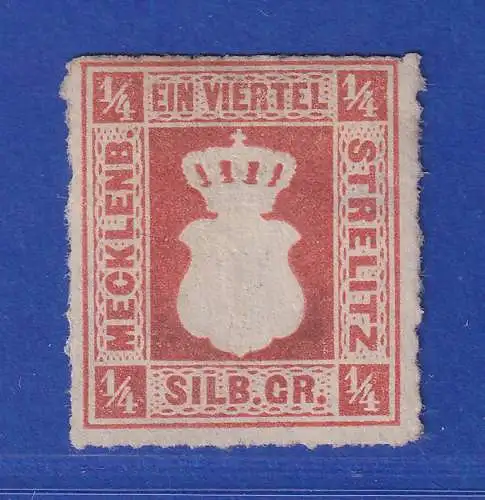 Mecklenburg-Strelitz 1864 Wappen 1/4 Silbergroschen Mi.-Nr. 1a (*)