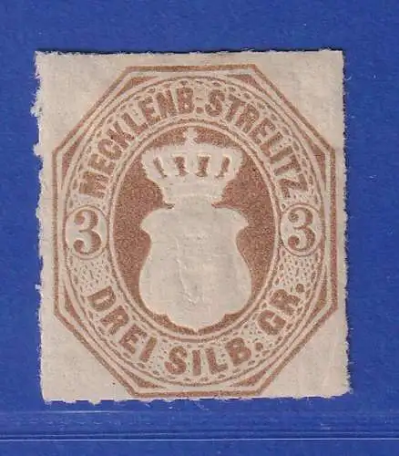 Mecklenburg-Strelitz 1864 Wappen 3 Silbergroschen  Mi.-Nr. 6 ungebraucht *