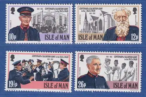Isle of Man 1983 100 Jahre Heilsarmee Mi.-Nr. 236-39 Satz kpl. **/MNH