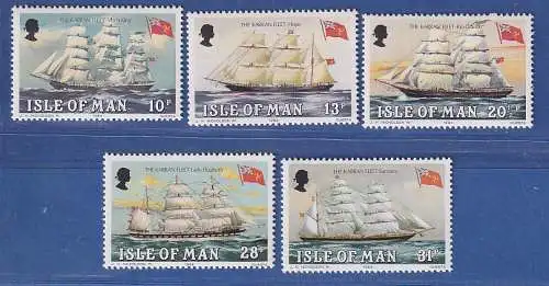 Isle of Man 1984 Segelschiffe der Karran-Flotte Mi.-Nr. 250-54 Satz kpl. **/MNH