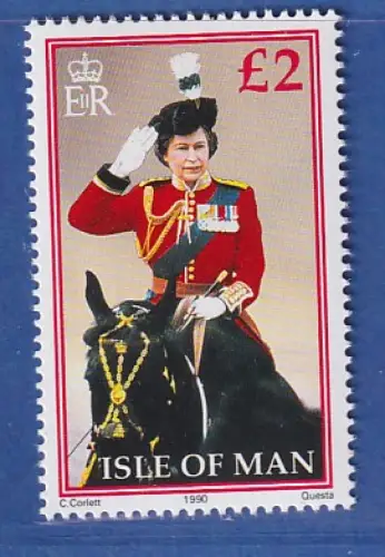Isle of Man 1990 Freimarke Königin Elisabeth II. Mi.-Nr. 421 **/MNH