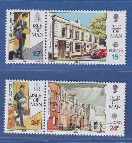 Isle of Man 1990 Europa Postalische Einrichtungen Mi.-Nr. 427-30 **/MNH