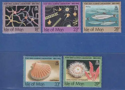 Isle of Man 1992 Laboratorium für Meeresbiologie Mi.-Nr. 507-11 Satz kpl.**/MNH
