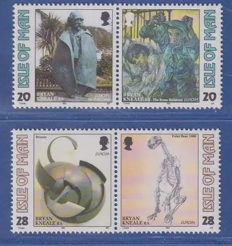 Isle of Man 1993 Europa Zeitgenössische Kunst Mi.-Nr. 546-49 Satz kpl. **/MNH