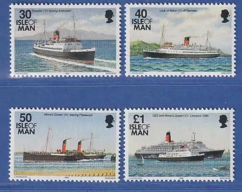 Isle of Man 1993 Freimarken Schiffe Mi.-Nr. 560-63 I Satz kpl. **/MNH