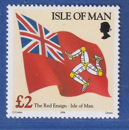 Isle of Man 1994 Freimarke Handelsflagge Mi.-Nr. 569 **/MNH