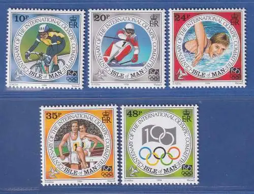 Isle of Man 1994 Internationales Olympisches Komitee Mi.-Nr. 609-13 **/MNH