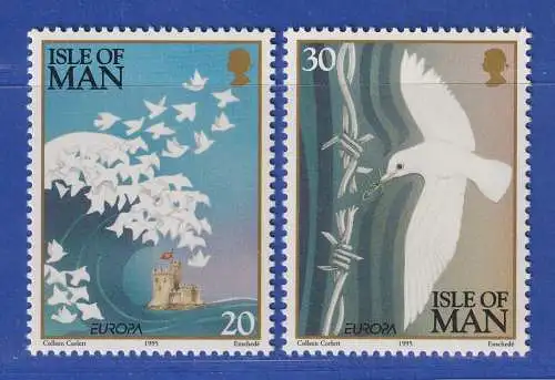 Isle of Man 1995 Europa Frieden und Freiheit Mi.-Nr. 627-28  **/MNH