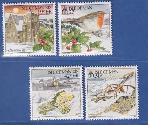 Isle of Man 1995 Weihnachten Mi.-Nr. 656-59 Satz kpl. **/MNH