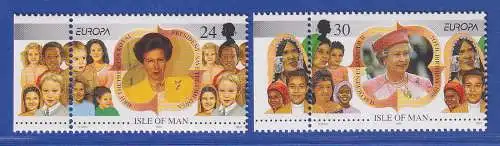 Isle of Man 1996 Europa Berühmte Frauen Mi.-Nr. 674-75 **/MNH